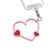 CASETiFY Red Heart Phone Charm - Universal Phone Chain Phone Case/Airpods Pro/Phone Charm Mobile Pho