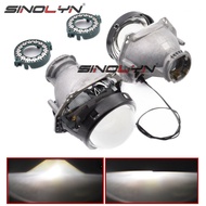 Sinolyn For Hella 3R G5 Headlight Lens 3.0'' HID Bi-xenon Projector Lens RHD Replace Car Lights Acce