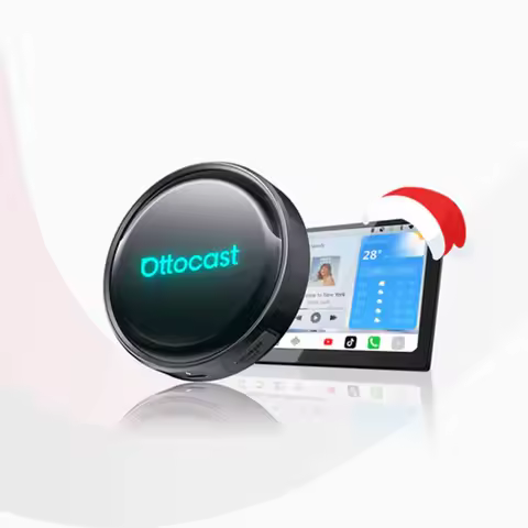 OTTOCAST P3 PRO Ai Box Wireless Carplay Android Auto Aadapter Ai Voice Android 13 Video Adapter Spli