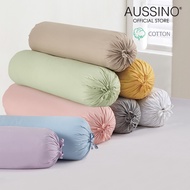 Aussino 100% Cotton Solid Colored 800 Threadcount Bolster Cases