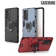 Realme GT 大師探索版 CASEBURG Hybrid R 磁貼指環扣 座枱支架 四邊全包手機殼 手機套 5495A