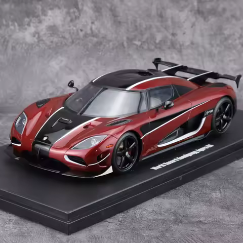 GT Spirit 1:18 Koenigsegg Agera RS 2017 Deep Red Resin Car Model Static collection holiday gifts for