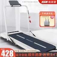 HSM Small Household Foldable Family Mute Electric Walking Flat Indoor Gym Treadmill