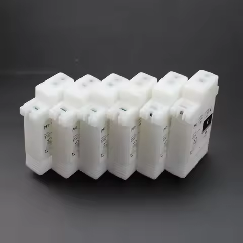 6 Pcs PFI-102 PFI102 Refillable Ink Cartridges With Chips For Canon iPF650 iPF655 iPF750 iPF755 iPF7