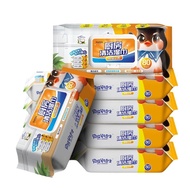 6 Big Packs * 80 Pumps Bella Andersen Mighty Penguin Big Mac Kitchen Dedicated Wet Wipes Degreasing 