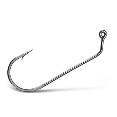 1#-8/0# Aberdeen Jig Hooks,60 Degree Fishing Hook,High Carbon Steel,Long Shank Round Bend Hook,for W