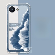 for BLUEFOX Aura A1 phone case, NX1 mini, with airbag anti-collision design, mountain scenery patter