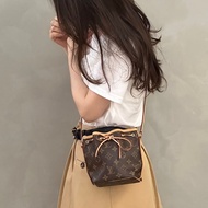 LV原花nano noe抽繩束口小水桶包M41346