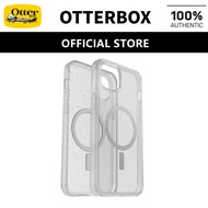 OtterBox Symmetry Series+ เคสต้านจุลชีพแบบใสพร้อม MagSafe แม่เหล็กในตัวฝาครอบป้องกันสำหรับ iPhone 15 14 13 12 Pro Max / iPhone 14 Pro / iPhone 14 Plus เคสโทรศัพท์