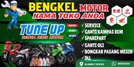 Spanduk Bengkel / Banner Bengkel Motor / Baliho Bengkel / Banner Bengkel / Banner Usaha