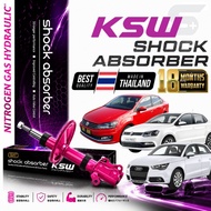 KSW S+ HEAVY DUTY SHOCK ABSORBER FOR VOLKSWAGEN POLO VENTO 1.2 1.6 AUDI A1 8X1 8XK FRONT & REAR SET