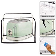 Toaster Oven Dust Cover Kitchen Appliance Cover Transparent Breakfast Machine Toaster Cover Foldable Dust Cover