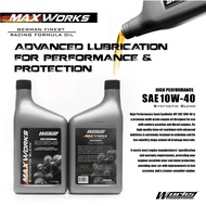 MAXWORKS HIGH PERFORMANCE SYNTHETIC BLEND ENGINE OIL SAE 10W-40 - 946ML