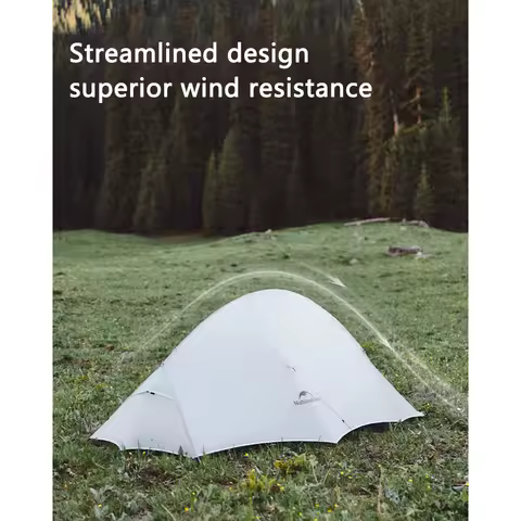 Naturehike Cloud Up UL Tent 1/2 People 15D Waterproof Tent Camping Hiking Ultralight Portable Outdoo