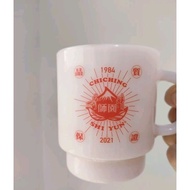 奇清聯名粉紅色牛奶杯 師園鹽酥雞粉紅寶杯 馬克杯 台灣本土 台味潮 聯名 品質保證 水杯 咖啡杯 收藏品