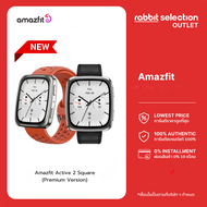 [ใหม่ล่าสุด] Amazfit Active 2 (Square) 43mm Smartwatch พร้อมระบบGPS 5 ระบบดาวเทียม โหมดกีฬา160+ แบตน