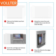 10pcs PVC Protector For Dust Scratch Cartridge Box Protector 10pieces Clear Box For Cartridges With 