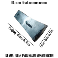 Terlaris Murah baru Peralatan kebun alat bantu kerja kebun patik tebang pohon bahan baja kapak besar