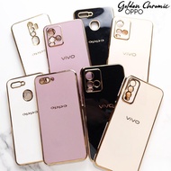 [CASING HP] OPPO 6D Golden Chromic Case for ANDROID VIVO OPPO A5S A12 A11K A7 A3S C1 A1K C2 A52020 A
