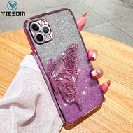3D Butterfly Glitter Phone Case for iPhone 12 11 Pro Max for iPhone XR X XS Max 7 8 Plus 12 Mini Bli