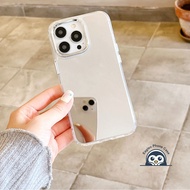 Simple Cosmetic Mirror Clear Casing For Realme C63 C61 C67 C65 C55 C53 C51 C35 C33 C30 C25S C25Y C21
