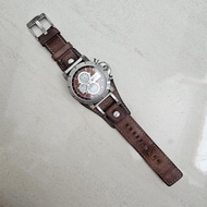 jam tangan fossil gaban leather jake  jr1157 ori original second preloved