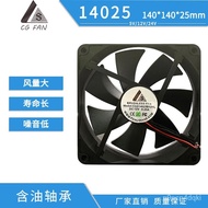 🔥DC14025 Dc Cooling Fan High Temperature Resistant Computer Chassis Exhaust Mute Cooling Fan Production