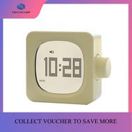 New Block Small Alarm Clock Novelty Student Clock Bedroom Bedside Office Electronic Clock Wake Up La