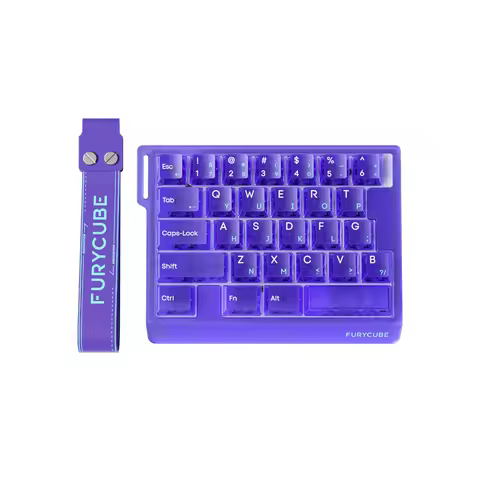 Furycube M30 He Valorant Professional Esports One-Handed Keyboard with Streamers Wired Magnetic Axis