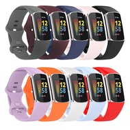 Suitable for Fitbit charge6 Silicone Strap charge5 Sports Watch Strap TPU Wristband WIGU