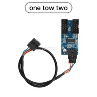 9-pin USB 2.0 Hub Multiplier 1-to-2-Port 4-Port ổ cắm đầu đực 9-pin nữ 1-to-2 1-to-4 thẻ Bộ chia Bộ