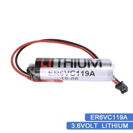 Original TOSHIBA ER6VC119A ER6VC119B 3.6V ER14500 2400mAh PLC Battery With Plug