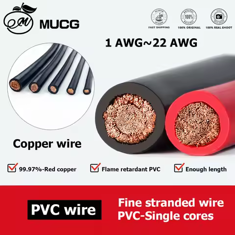 Copper wire PVC Flexible Electric cable Very Soft Strand wire Auto led Speaker Audio Power Car Wirin