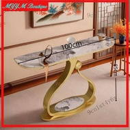 Cream style Italian style foyer table/Wall mounted luxury foyer table/Corridor lobby light luxury co