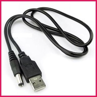 DC 5.5 x 2.1mm DC 5V Power Plug Connector Cable USB to 5V Power Cable USB