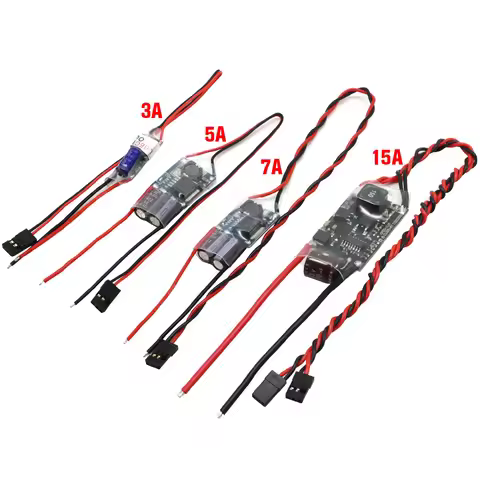 RC UBEC 3A 5A 7A 15A Lowest RF Noise BEC Full Shielding Antijamming Switching Regulator For Rc Drone