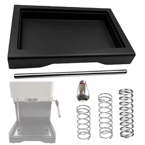 Low Profile Thin Drip Tray For Gaggia W/ Spring Retrofit Kit Low Waste Water Box for Gaggia Classic 