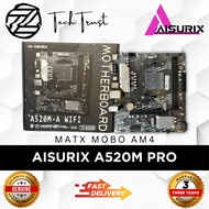 Aisurix A520M PRO MATX MotherBoard AM4 2 slots DRAM m.2