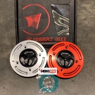 MERAH NASSERT BEET TANK CAP NINJA 250 FI N250FI ZX25R SILVER RED COLOR