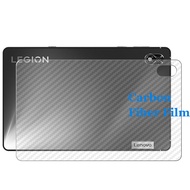 For Lenovo Legion Y700 2023 3D Transparent Carbon Fiber Rear Back Skin Film Stiker Screen Protector (Not Tempered Glass)