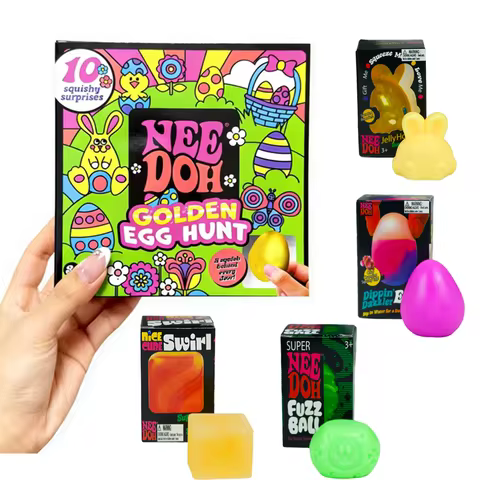 2026 New Mystery BoxCaja Sorpresa Needoh Super NeeDoh Fuzz Ball Jelly Hops Dippin' Dazzler Eggs Supe