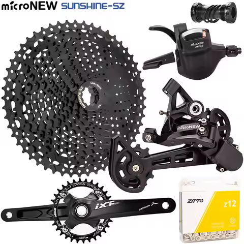 microNEW MTB 12 Speed Groupset 1x12 Shifter Rear Derailleur 12V50T52T Cassette ZTTO 12S Chain K7 Spr