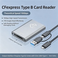 kebidumei | KEBIDUMEI 10Gbps CFexpress Type B Card Reader USB3.2 Gen2 Adapter Portable Type A-C CF E