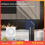 LY Mini Smart Switch WiFi 2 Channel Tuya ALEXA Control Module 16A - FS-02HW Original 99 Square