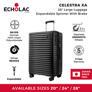 Echolac Celestra XA 28" Large Luggage Expandable Spinner With Brake