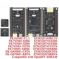 STM32H743XIH6 STM32H750XBH6 STM32H743VGT6 STM32G070RBT6 STM32F103RCT6 STM32 Core Development Board C