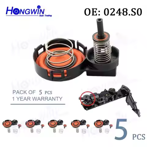 5PCS Engine Valve Cover Repair Kit 0248S0 0248.S0 9688939180 1685815 For Peugeot Citroen PSA Volvo F