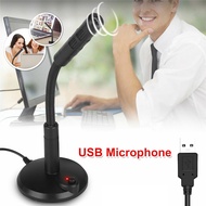LANGMENGXUAN for Desktop PC Universal Adjustable Recording Studio Microphone Stand USB Mini Microphone Chat Mic Desktop Microphone Laptop Microphone