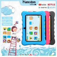 【รับประกัน 1 ป】2024 ใหม่ Hancdon F08 7.1นิ้ว แท็บเล็ตสำหรับเด็ก RAM 6GB ROM128GB Kids Tablet Android 11.0 แท็บเล็ต IPS HD WiFi แท็บเล็ตของเล่น บลูทู ธ แท็บเล็ตการเรียนรู้สำหรับเด็ก 13MP+26MP แทบเล็ตเด็ก 8800mAh มินิแท็บเล็ต แถมฟรีเคส