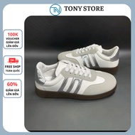 Men's and Women's Sports Shoes, Men's and Women's Sneakers Silver White Code QC32 Full Box